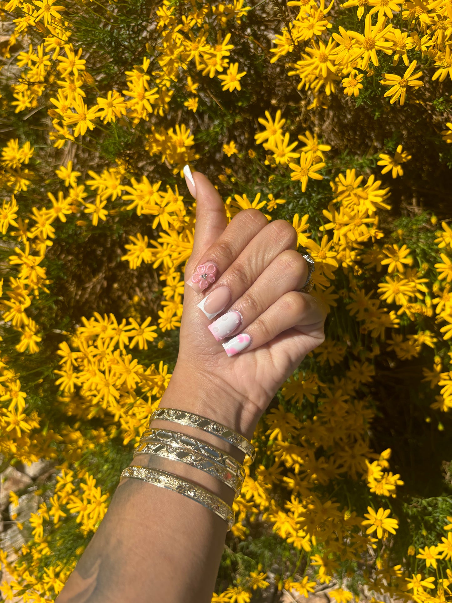 GOLD BANGELS